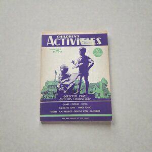 Collectible Children's Activities Magazine from 40's!  9 Magazines! RARE!